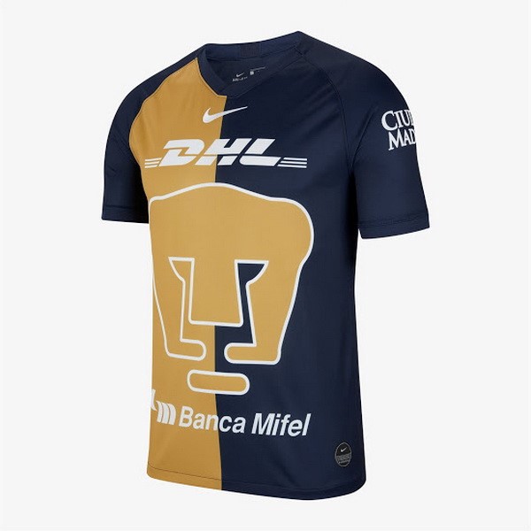 Tailandia Camiseta UNAM Tercera Equipación 2020-2021 Amarillo Azul